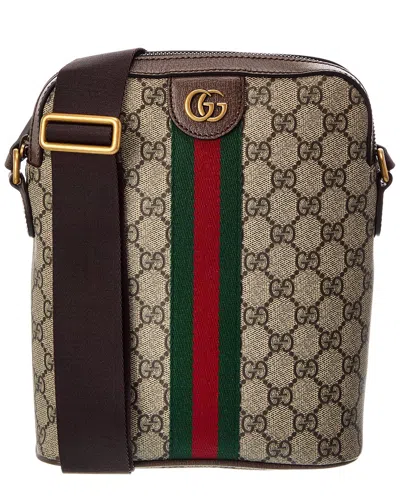 Gucci Ophidia Small Canvas & Leather Crossbody In Multi