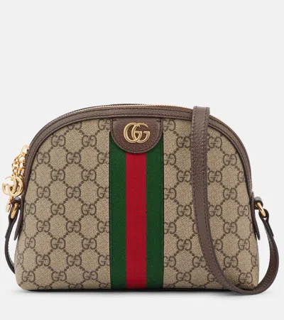Gucci Ophidia Small Canvas Shoulder Bag In Multicoloured