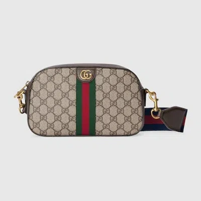 Gucci Ophidia Small Crossbody Bag In Beige