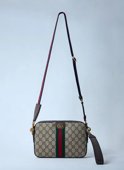 Gucci Ophidia Small Crossbody Bag In Brown