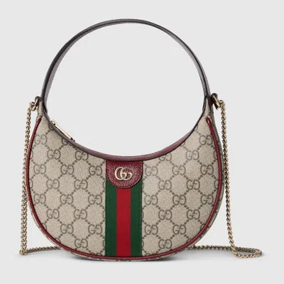 Gucci Ophidia Small Shoulder Bag In Sand