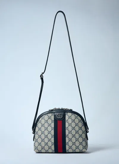 Gucci Ophidia Small Shoulder Bag In Beige