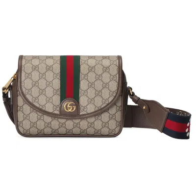 Gucci Ophidia Mini Gg Shoulder Bag In Beige