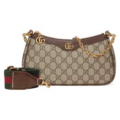 Gucci Ophidia Small Handbag In Beige