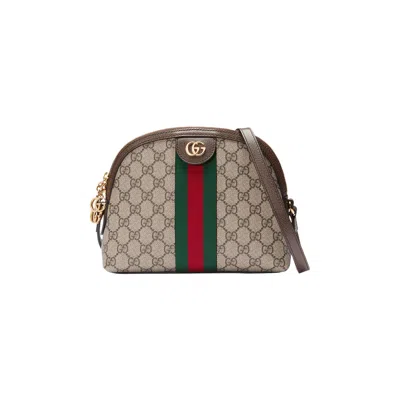 Pre-owned Gucci Ophidia Small Shoulder Bag 'gg Supreme' In Tan