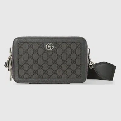 Gucci Ophidia Gg Mini Bag In Grey