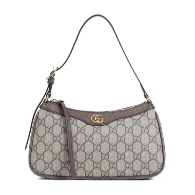 Gucci Ophidia Small Shoulder Bag In Grey