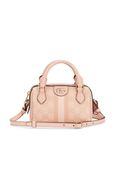 Pre-owned Gucci Ophidia Super Mini Handbag In Pink