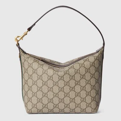 Gucci Ophidia Super Mini Shoulder Bag In Beige
