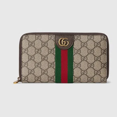 Gucci Ophidia Travel Document Case In Beige