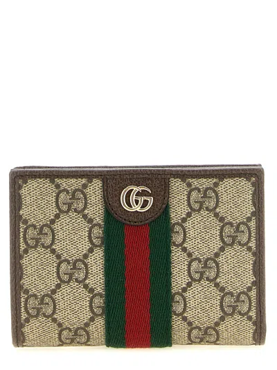 Gucci Ophidia Wallet In Beige