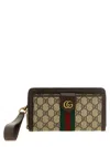 Gucci Ophidia Gg Zipped Wallet In Brown