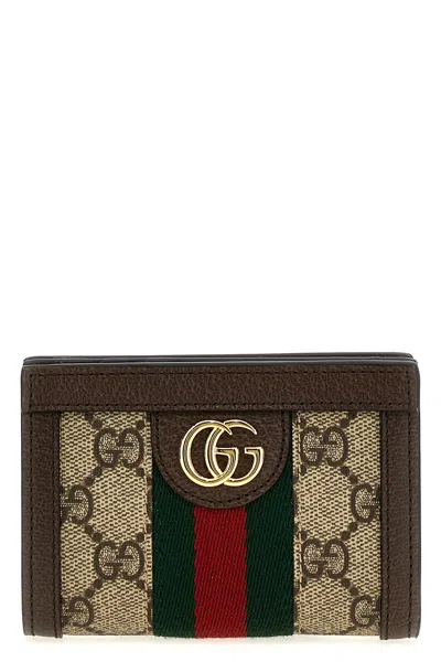 Gucci 'ophidia' Wallet In Brown