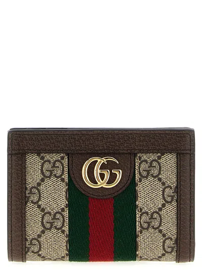 Gucci Ophidia Wallet In Brown