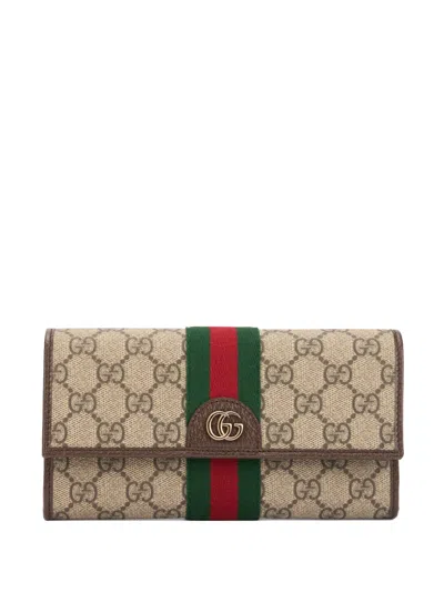 Gucci Ophidia Wallet In Pink