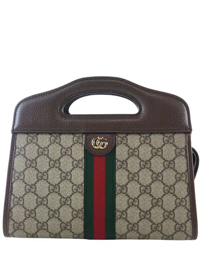 Gucci Ophidia Web Tote Crossbody Bag (authentic Pre-loved) In White
