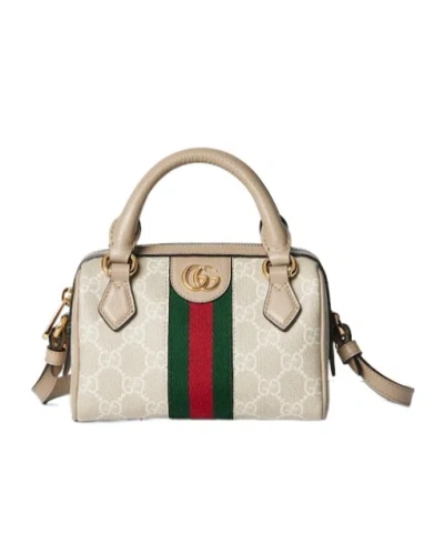 Gucci Ophidia Zipper Mini Bag In Nude