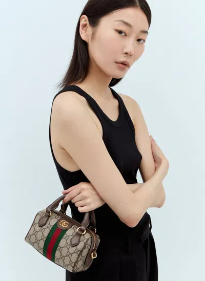 Gucci Ophiidia Mini Handbag In Brown