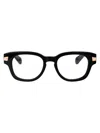 Gucci Demo Rectangular Men's Eyeglasses Gg0006oan 001 55 In 001 Black Black Transparent