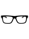 Gucci Demo Rectangular Men's Eyeglasses Gg0006oan 001 55 In 001 Black Black Transparent