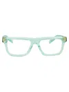 Gucci Demo Rectangular Men's Eyeglasses Gg0006oan 001 55 In 004 Green Green Transparent