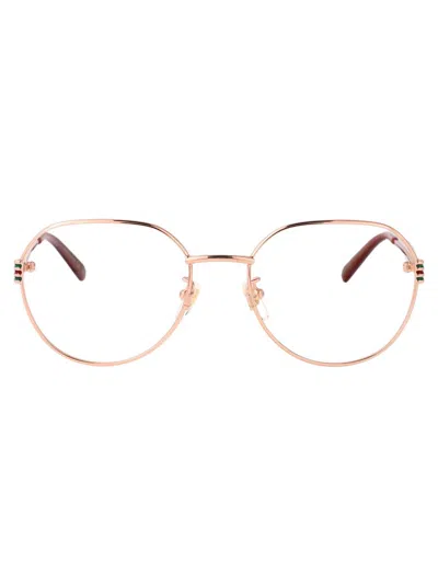Gucci Gold Metal Optical Glasses