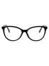 Gucci Gg1359o Glasses In Black-black-transparent