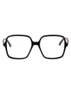 Gucci Gg1271o Glasses In Black-black-transparent
