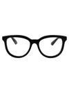 Gucci Womens Black Gg1687o Cat Eye-frame Acetate Optical Glasses In Black-black-transparent