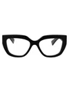 Gucci Womens Gg1530o Cat-eye Frame Acetate Glasses Black In Black-black-transparent