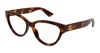 Gucci Demo Cat Eye Ladies Eyeglasses Gg1581o 002 55 In Brown