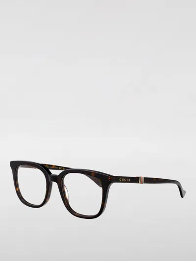 Gucci Optical Frames Men Brown In Black