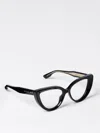 Gucci Womens Gg1530o Cat-eye Frame Acetate Glasses Black In Multicolor