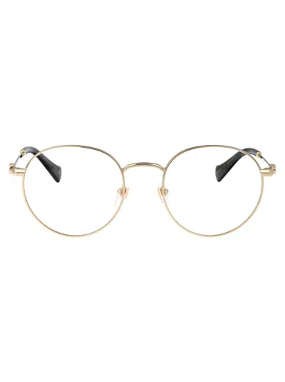 Gucci Womens Gg1595o Cat-eye Metal Optical Glasses Gold