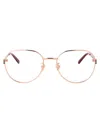 Gucci Gg1675ok Glasses In Gold-gold-transparent
