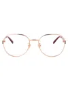 Gucci Gg1675ok Glasses In Gold-gold-transparent
