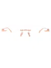 Gucci Optical In Gold-gold-transparent