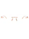 Gucci Optical In Gold-gold-transparent