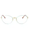 Gucci Gg1699o Linea Horsebit 002 Gold Trasparent Gloves In Gold-gold-transparent