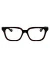 Gucci Gg1536o Square-frame Glasses In Havana-havana-transparent
