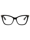 Gucci Womens Black Gg0914o Acetate Rectangular-frame Optical Glasses In Black