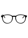 Gucci Black-black-transparent Recycled Acetate Glasses In Black