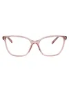 Gucci Pink-pink-transparent Recycled Acetate Glasses In Neutral