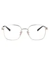 Gucci Silver-silver-transparent Metal Glasses In White