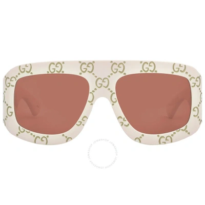 Gucci Orange Mask Men's Sunglasses Gg0983s 001 59 In Pink