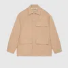 Gucci Denim Jacket In Beige