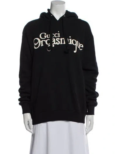 Pre-owned Gucci Orgasmique Graphic Print Sweatshirt W/ Tags In Black