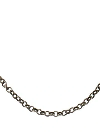 Pre-owned Gucci 'orgasmique' Heart Pendant Necklace, 19.5" In Multi