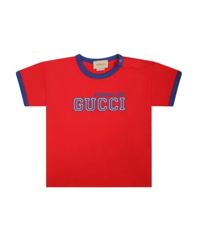 Gucci Original 1921 Logo-print T-shirt In Red