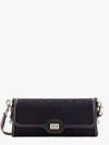 Gucci Original Gg And Leather Shoulder Bag